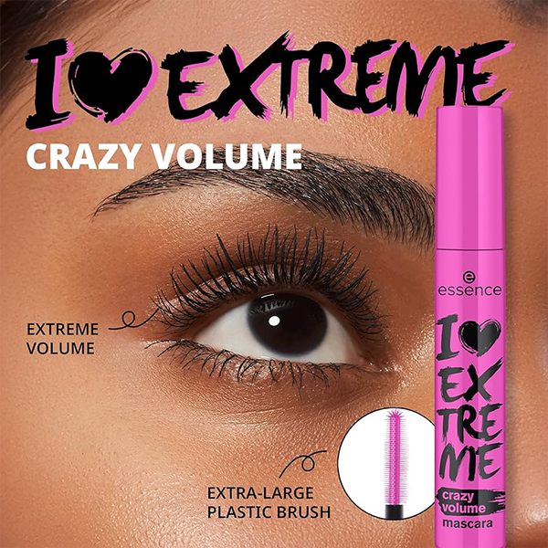 ریمل اسنس حجم دهنده مدل I Love Extreme Crazy Volume