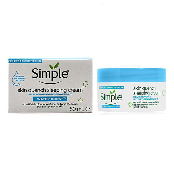 کرم شب مرطوب کننده و آبرسان سیمپل WATER BOOST SIMPLE حجم 50 میل - Image 5