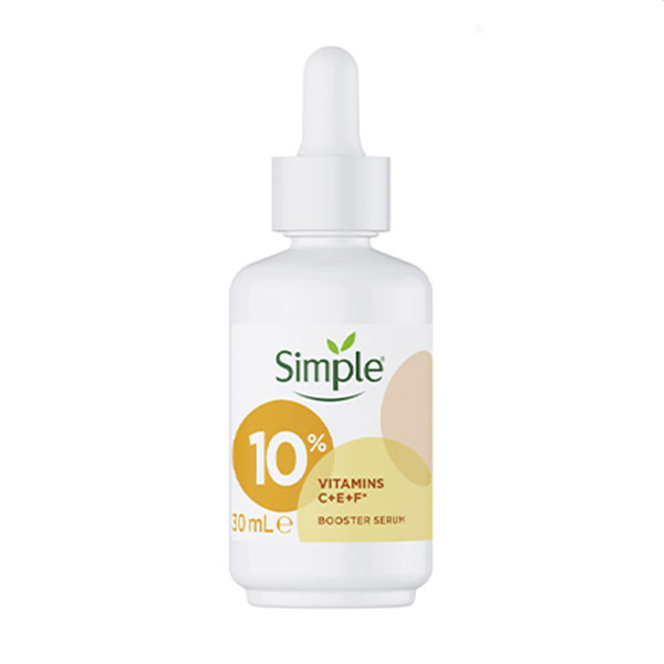 سرم ویتامین C سیمپل مدل Booster serum حجم 30میل Simple serum vitamin C،E،F