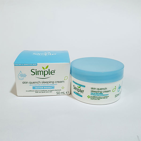 کرم مرطوب کننده سیمپل مدل Skin quench حجم 50 میلی لیتر عنوان گارانتی - Image 4