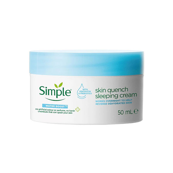 کرم شب مرطوب کننده و آبرسان سیمپل WATER BOOST SIMPLE حجم 50 میل